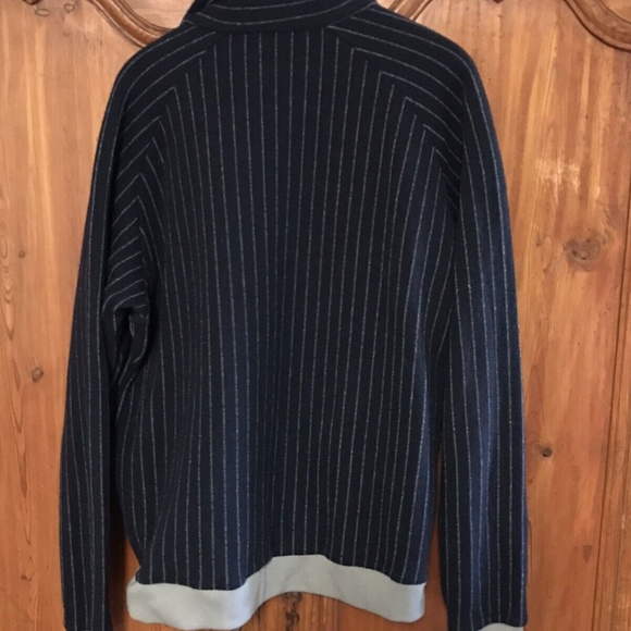 Rare VTG Patagonia Big Label Jacket Sweater Pinstripe 40th Anniversary Men’s XL - Picture 6 of 6